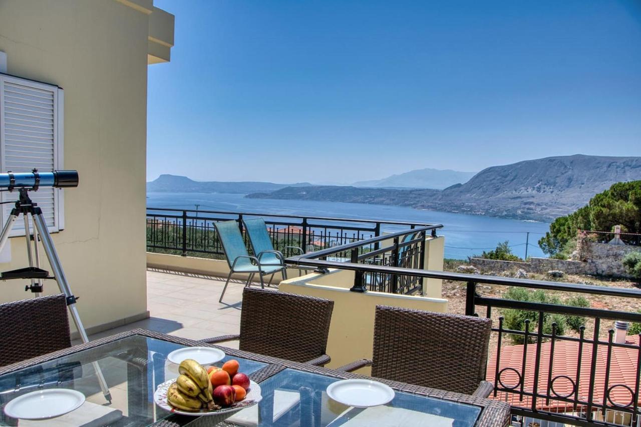 Souda Bay View With Private Pool Near Chania City ภายนอก รูปภาพ